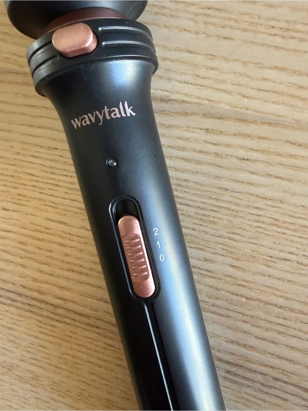 Wavytalk Black and Rose Gold Hot Air Round Brush